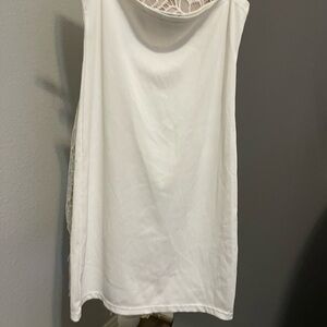 Zara white Sleeveless Top